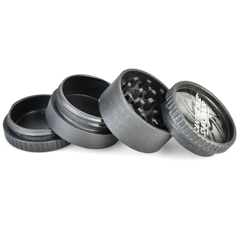 Santa Cruz Shredder Hemp Grinder - 4pc/2.25"/Asst - 16PC DISP